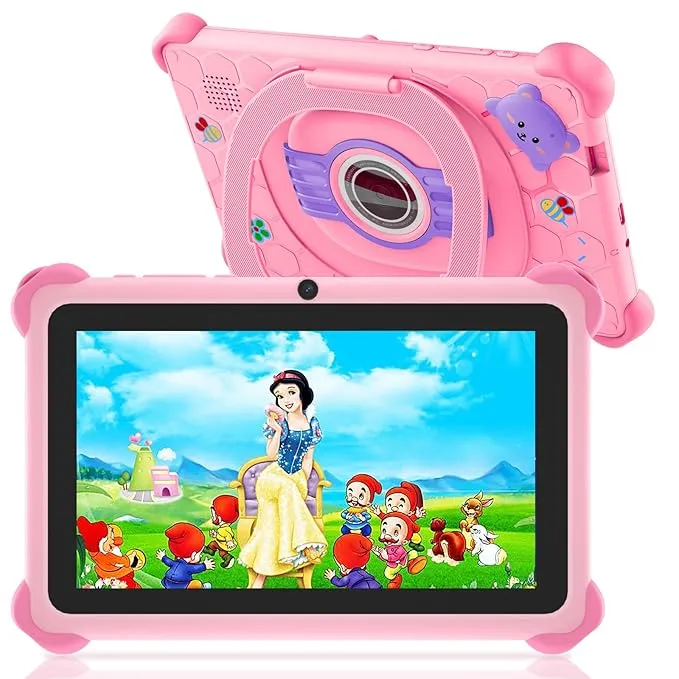 Kids Learning and Entertainment Tablet with Protective Shockproof Case